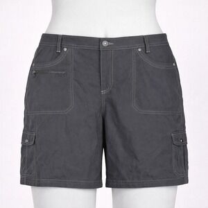 Kuhl Kliffside Air Roll Up Gray Hiking Shorts Womens 12 L Outdoor Hiking Travel‎